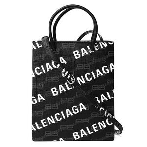 Balenciaga Signature Camera Shoulder Crossbody Bag Black
